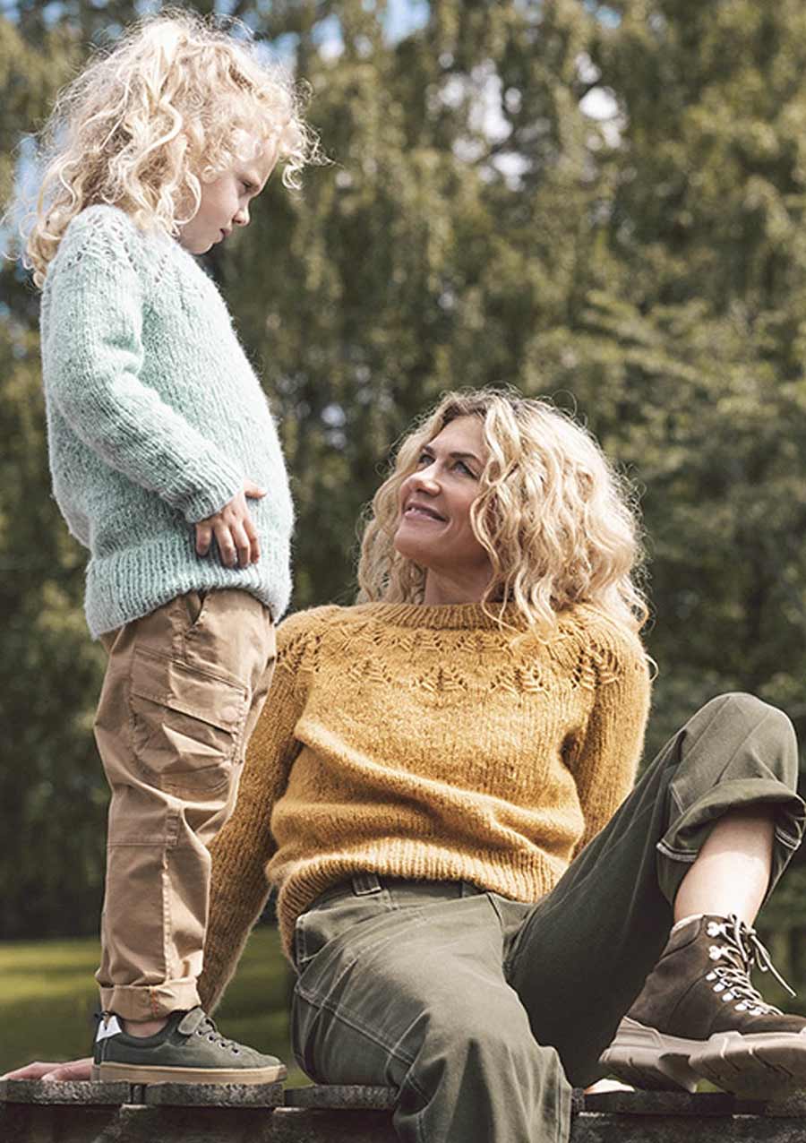 Skog genser til barn Ulla Garn og Broderi AS Skog genser til barn Ulla Garn og Broderi AS