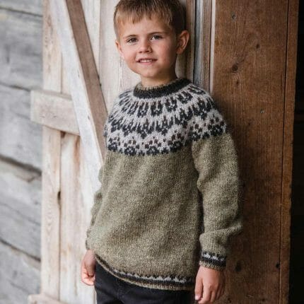 Genser Archives Ulla Garn og Broderi AS Skog genser til barn Ulla Garn og Broderi AS
