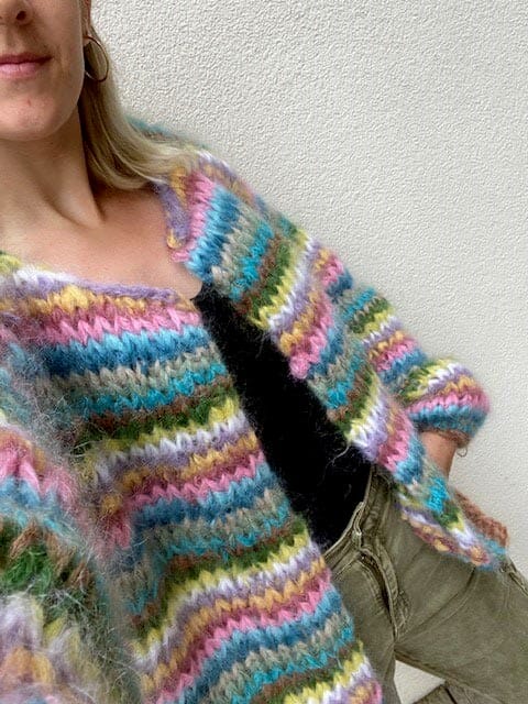 SommerCrush jakke Pastell Ulla Garn og Broderi AS Chunky jakke – Varm design | Ull, Jakker, Pinner